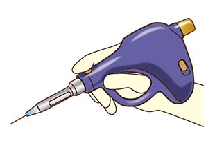 極細の針＆電動麻酔注射